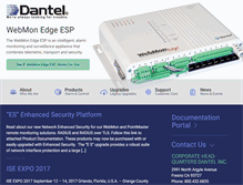 Tablet Screenshot of dantel.com